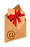 Cadeau envoyé par email